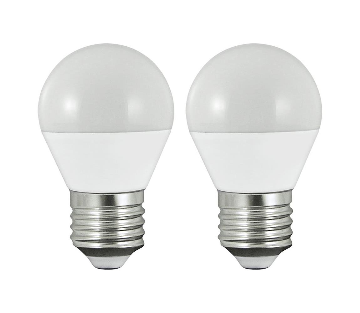 Polux SADA 2x LED Žárovka G45 E27/3,2W/230V 3000K SA1223