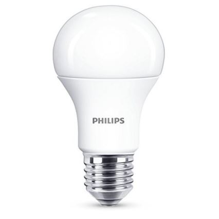 SADA 2x LED Žárovka Philips A60 E27/11W/230V 2700K