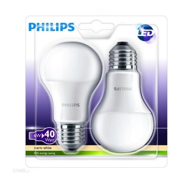 SADA 2x LED žárovka Philips E27/6W/230V SADA 2x LED žárovka Philips E27/6W/230V