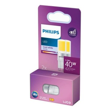 SADA 2x LED Žárovka Philips G9/3,2W/230V 4000K