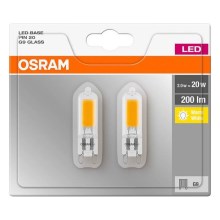 SADA 2x LED Žárovka PIN G9/2W/230V 2700K - Osram