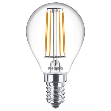 SADA 2x LED Žárovka VINTAGE Philips E14/4,3W/230V 2700K