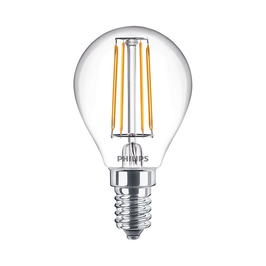 SADA 2x LED Žárovka VINTAGE Philips E14/4,3W/230V 2700K