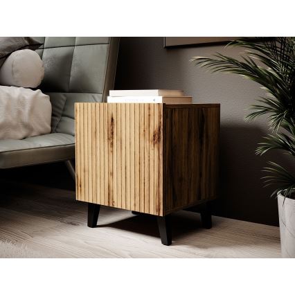 SADA 2x Noční stolek VAMOS 45x40 cm dub wotan