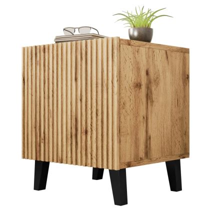 SADA 2x Noční stolek VAMOS 45x40 cm dub wotan