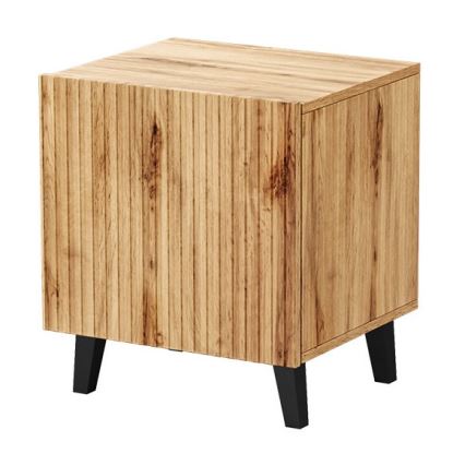 SADA 2x Noční stolek VAMOS 45x40 cm dub wotan