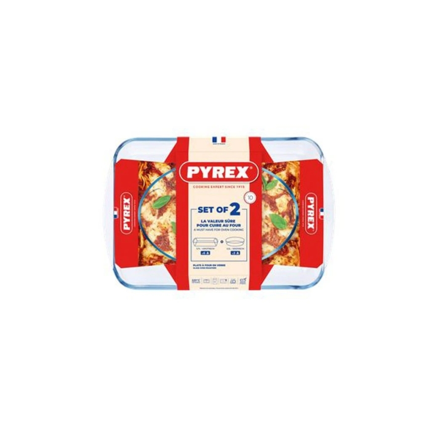 SADA 2x Pekáč PYREX 3,7/2,2 l
