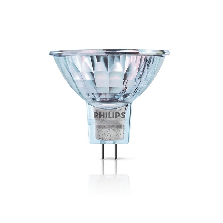 SADA 2x Průmyslová žárovka Philips HALOGEN GU5,3/50W/12V 3000K