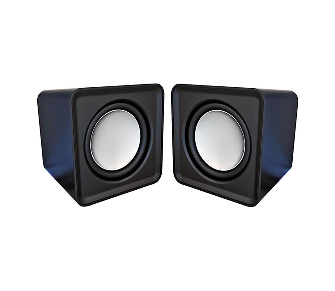 Platinet SADA 2x Reproduktor USB 3W/5V černá PL0129