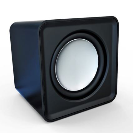 SADA 2x Reproduktor USB 3W/5V černá