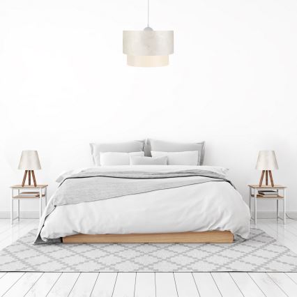 SADA 2x Stolní lampa AYD 1xE27/40W/230V + Lustr na lanku 1xE27/40W/230V