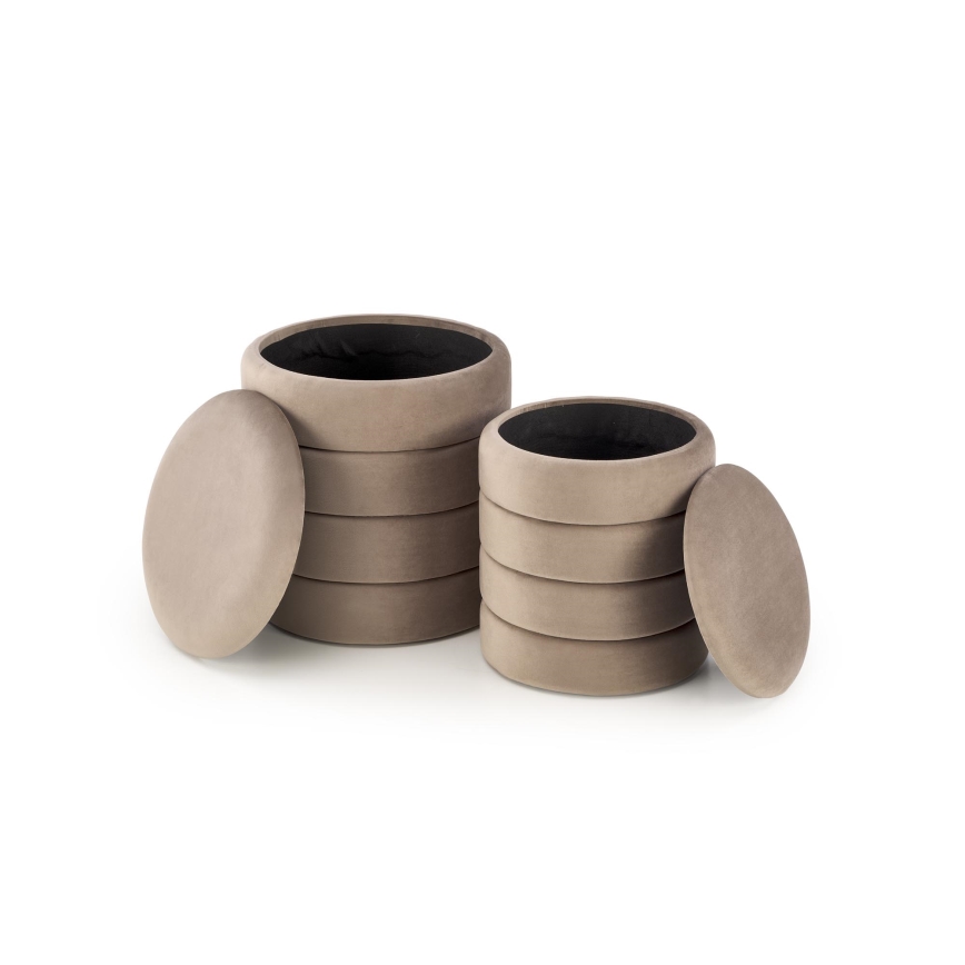 SADA 2x Taburet PAX pr. 33/40 cm taupe