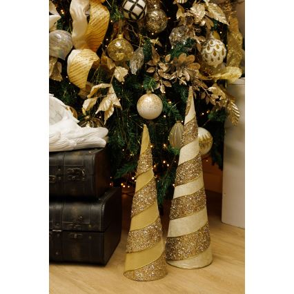 SADA 2x Vánoční dekorace 40/50 cm stromek