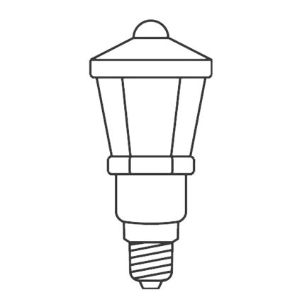 SADA 3 x Náhradní žárovka LANTERN E10/20V/0,1A barevná, Vyrobeno v ČR