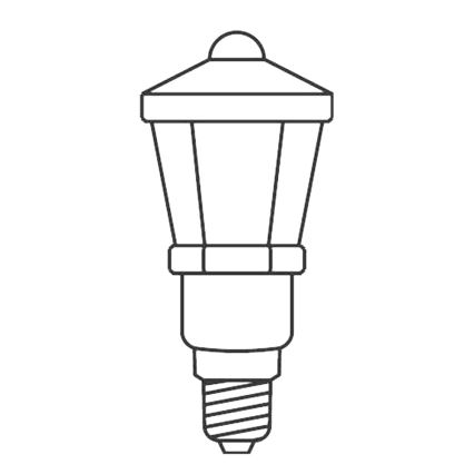 SADA 3 x Náhradní žárovka LANTERN E10/20V/0,1A barevná, Vyrobeno v ČR