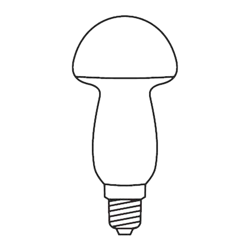 SADA 3 x Náhradní žárovka MUSHROOM E10/20V/0,1A červená, Vyrobeno v ČR