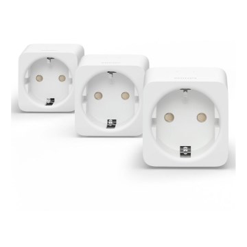 SADA 3x Chytrá zásuvka Philips Hue Smart plug EU SCHUKO