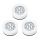 SADA 3x LED Dotykové orientační svítidlo 1xLED/2W/4,5V bílá