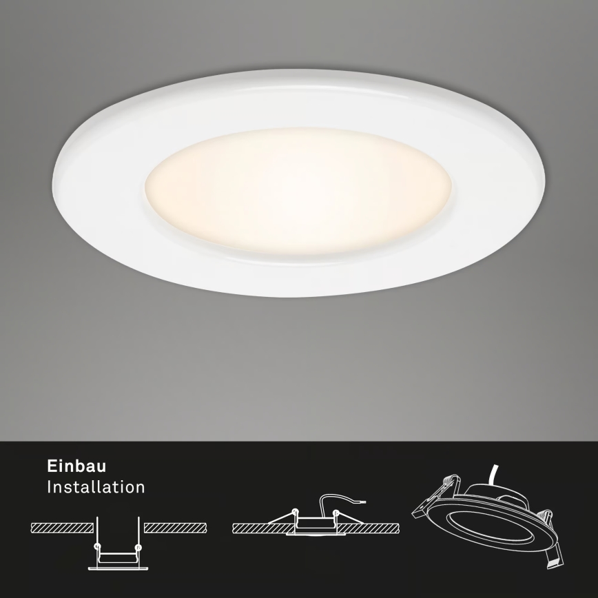SADA 3x LED Koupelnové podhledové svítidlo LED/6W/230V 3000K IP44 bílá