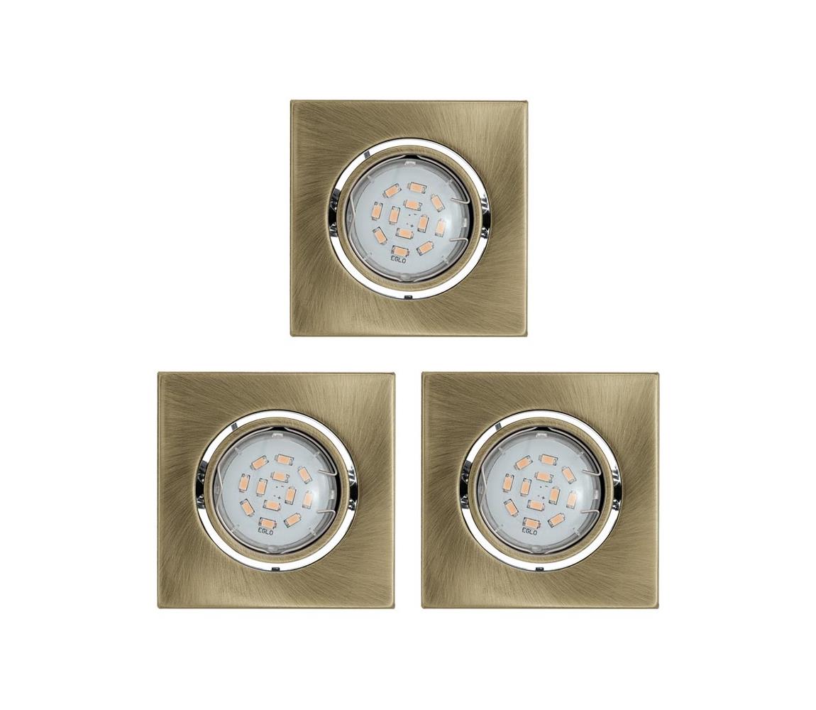 Eglo SADA 3x LED podhledové svítidlo 3xGU10/5W/230V IGOA bronz GE06986