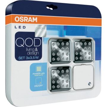 SADA 3x LED Podlinkové svítidlo QOD LED/3,5W/230V 3000K - Osram