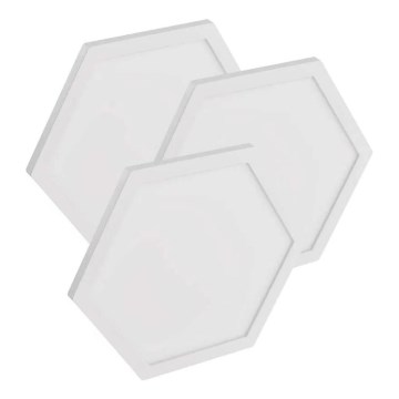 SADA 3x LED RGBIC+CCT Stmívatelný panel - rozšíření LED/1,8W/230V Wi-Fi Tuya