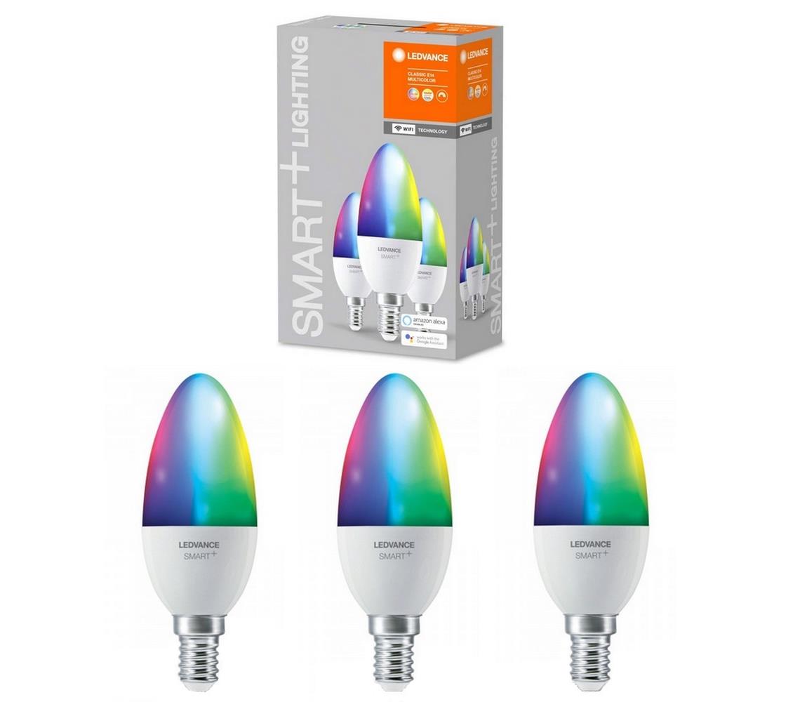 Ledvance SADA 3x LED RGBW Stmívatelná žárovka SMART+ E14/5W/230V 2700K-6500K - Ledvance 