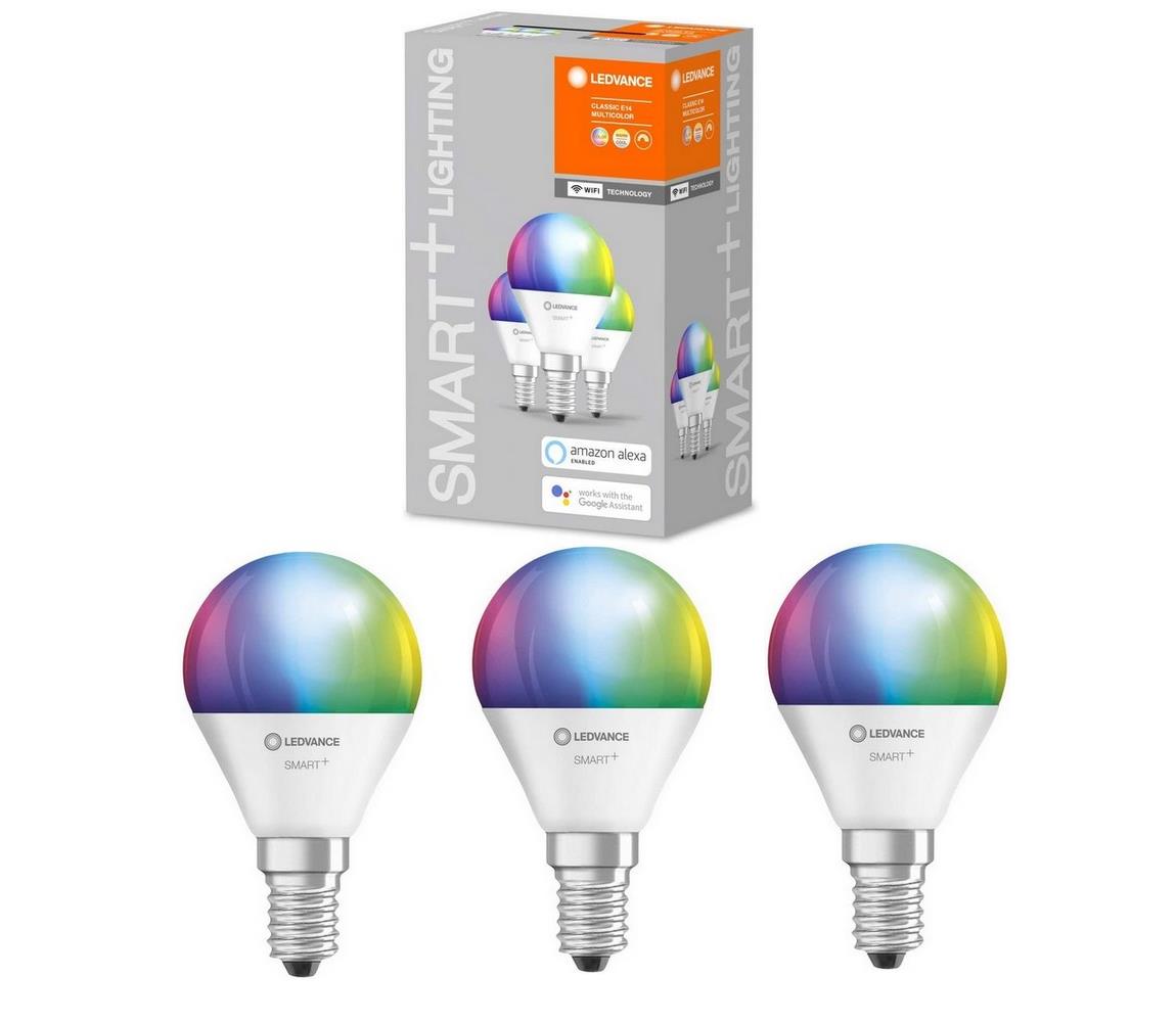 Ledvance SADA 3x LED RGBW Stmívatelná žárovka SMART+ E14/5W/230V 2700K-6500K - Ledvance P224722