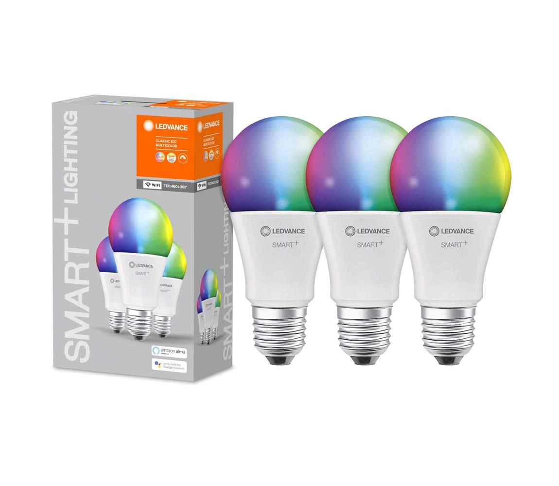 Ledvance SADA 3x LED RGBW Stmívatelná žárovka SMART+ E27/14W/230V 2700K-6500K - Ledvance P224716