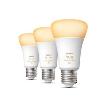SADA 3x LED Stmívatelná žárovka Philips Hue WHITE AMBIANCE A60 E27/6W/230V 2200-6500K