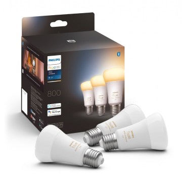 SADA 3x LED Stmívatelná žárovka Philips Hue WHITE AMBIANCE A60 E27/6W/230V 2200-6500K