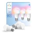 SADA 3x LED Stmívatelná žárovka Philips Hue White And Color Ambiance Essential E27/8W/230V 2200-6500K