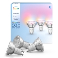 SADA 3x LED Stmívatelná žárovka Philips Hue White And Color Ambiance Essential GU10/4,7W/230V 2200-6500K