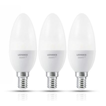 SADA 3x LED Stmívatelná žárovka SMART+ E14/5W/230V 2700K Wi-Fi - Ledvance