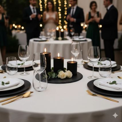 SADA 3x LED Svíčka BRILLO LED/2xAA černá + dálkové ovládání