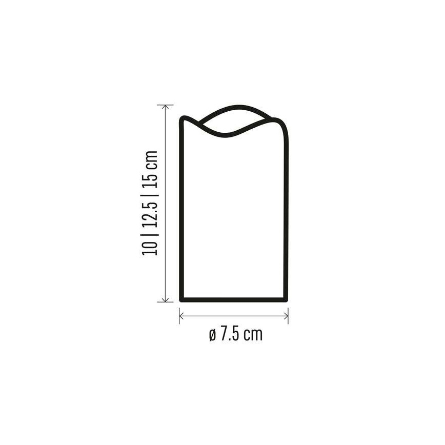 SADA 3x LED Vánoční dekorace 3xLED/3x3AAA