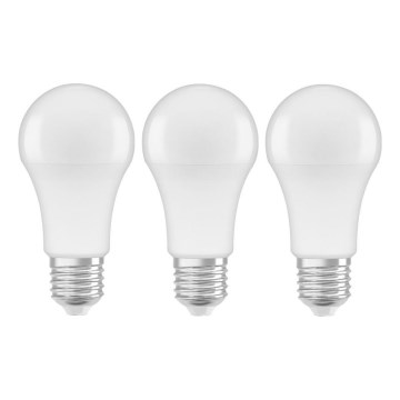 SADA 3x LED Žárovka A60 E27/10W/230V 4000K