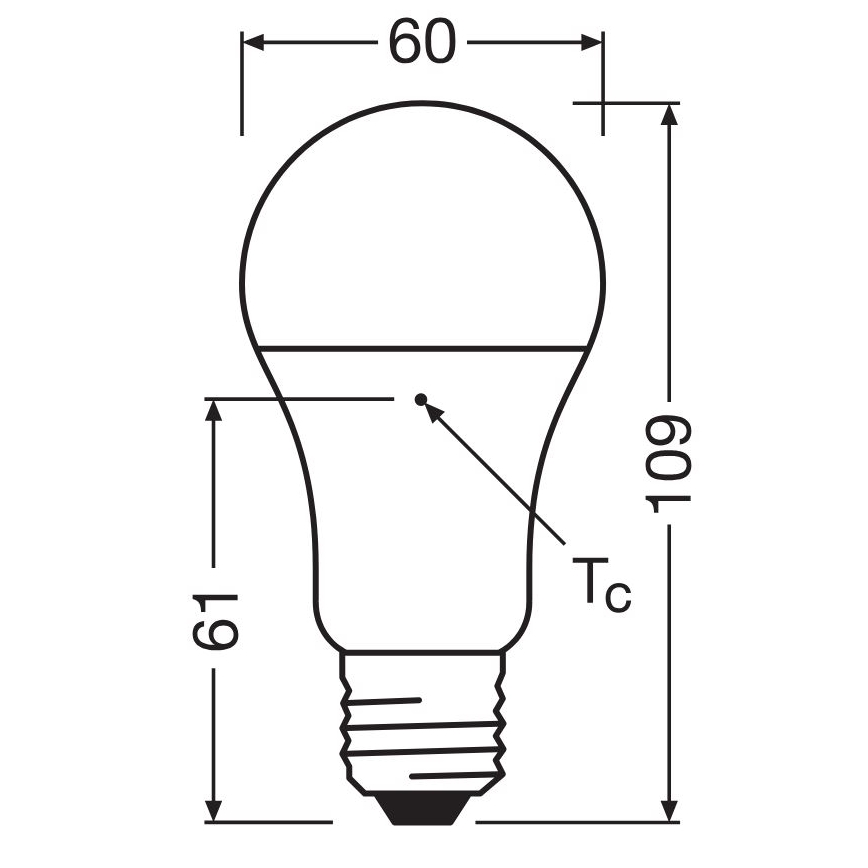 SADA 3x LED Žárovka A60 E27/10W/230V 4000K