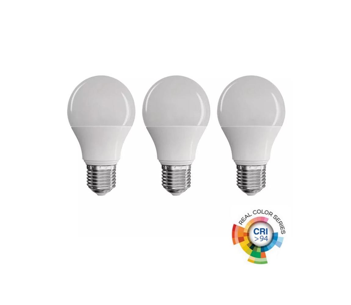  LED žárovka True Light 7,2W E27 neutrální bílá, 3 ks