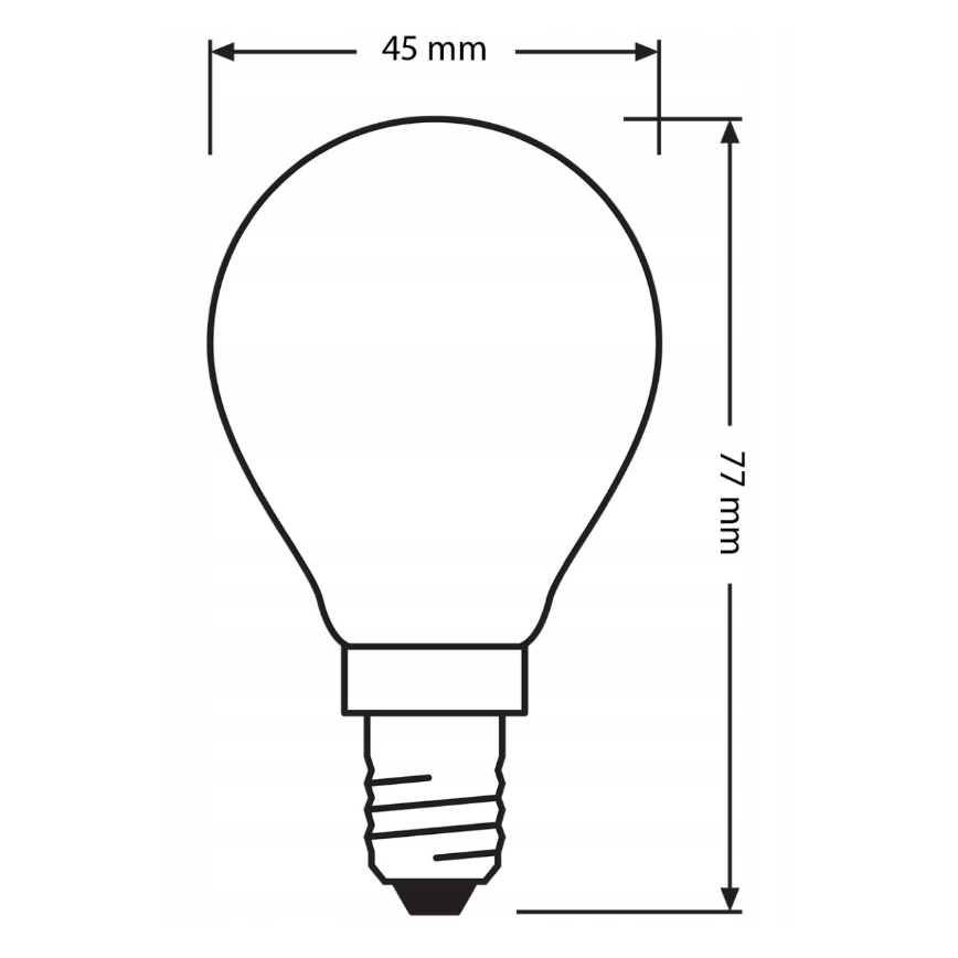 SADA 3x LED Žárovka BASE CLASSIC FILAMENT E14/5,9W/230V 4000K - Osram
