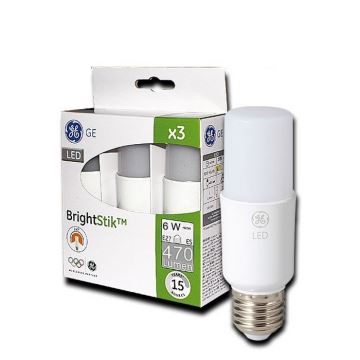 SADA 3x LED Žárovka E27/9W/230V 6500K - GE Lighting