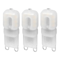 SADA 3x LED Žárovka ECOLINE G9/2,5W/230V 3000K - Brilagi
