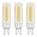 SADA 3x LED Žárovka ECOLINE G9/7W/230V 3000K - Brilagi