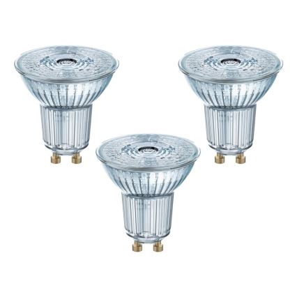 SADA 3x LED Žárovka PAR16 GU10/4,3W/230V 2700K - Osram