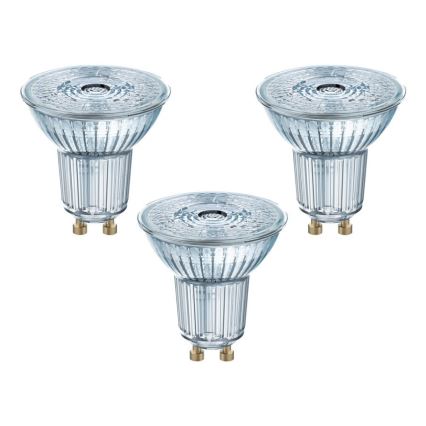 SADA 3x LED Žárovka PAR16 GU10/4,3W/230V 2700K - Osram