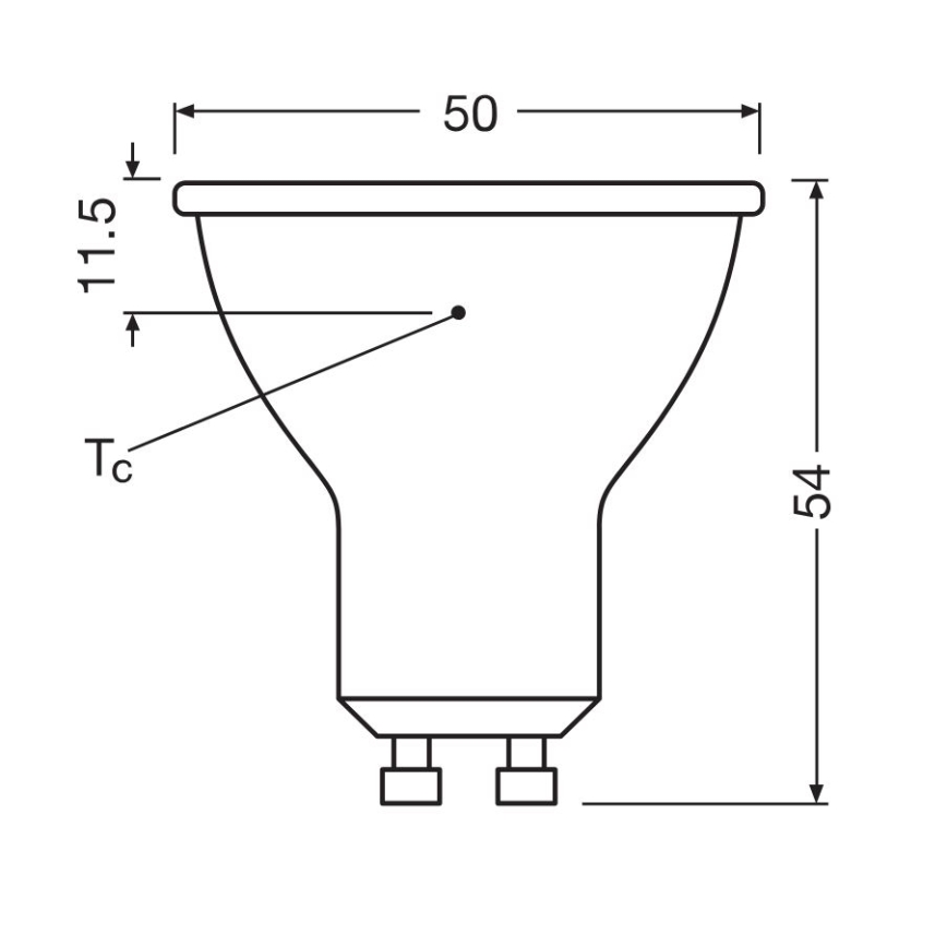 SADA 3x LED Žárovka PAR16 GU10/6,9W/230V 6500K - Osram