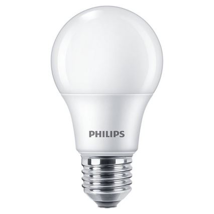 SADA 3x LED Žárovka Philips A60 E27/8W/230V 4000K