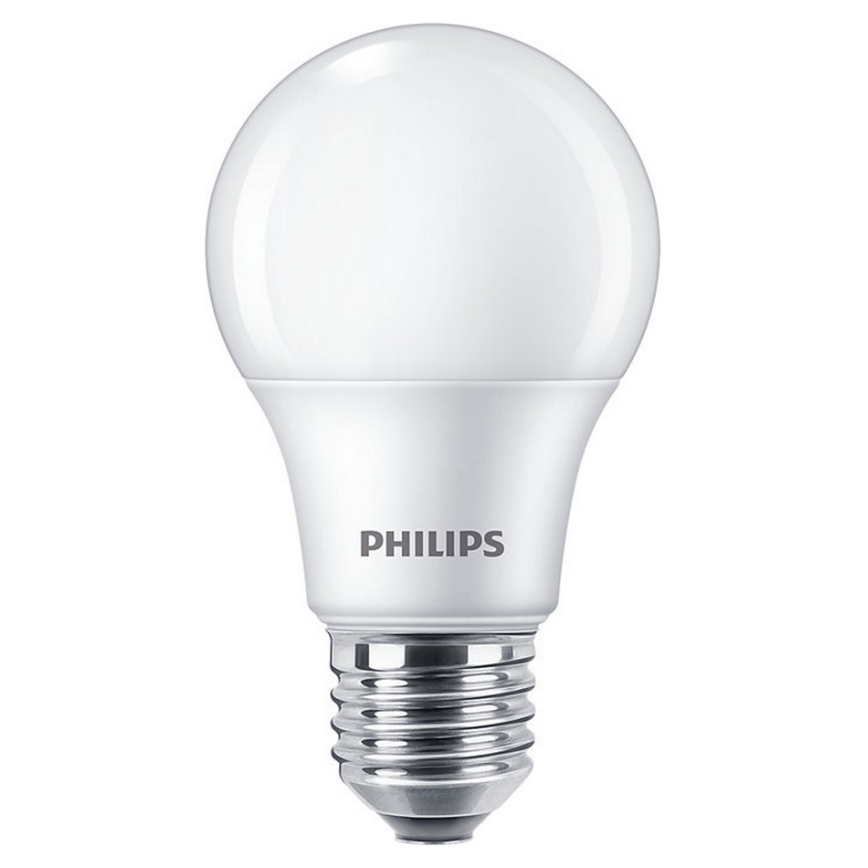 SADA 3x LED Žárovka Philips A60 E27/8W/230V 4000K