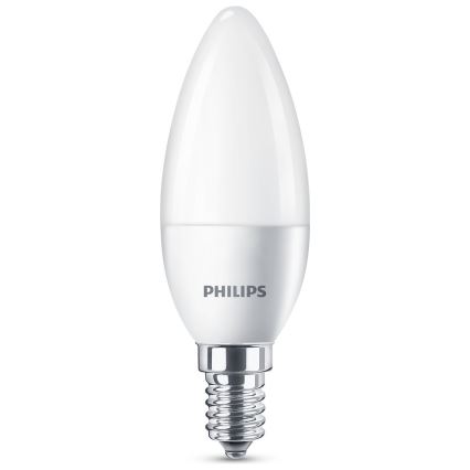 SADA 3x LED Žárovka Philips B35 E14/5,5W/230V 2700K