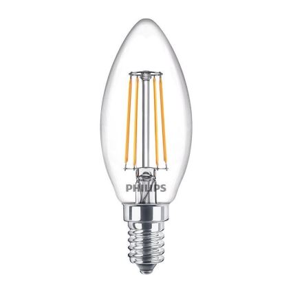 SADA 3x LED Žárovka VINTAGE Philips B35 E14/4,3W/230V 2700K
